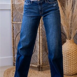 KanCan Dark Blue High Rise Women's Jeans